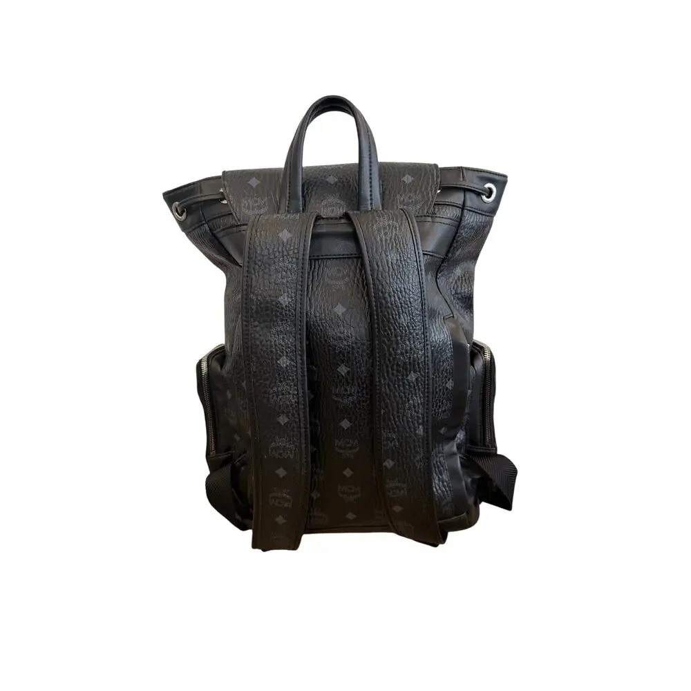 MCM Bradenburg Visetos Black Backpack